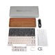 [Wooden Case Version] Customized GK61XS RGB Keyboard Customized Kit Wired bluetooth Dual Mode Hot Swappable 60% PCB Mounting Plate
