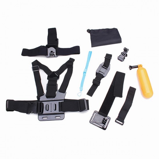 10 In 1 Model B Chest Belt and Model A Head Strap Accessories Kit For Gopro Hero