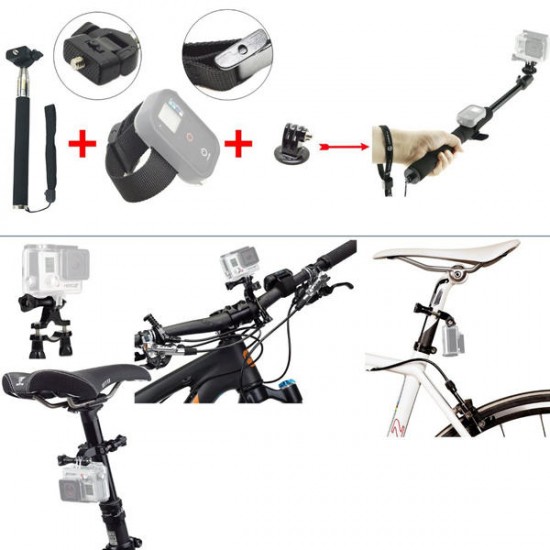 41 in 1 Helmet Chest Belt Head Strap Mount Adapter Tripod Kit Sets for GoPro SJCam Action Sports Camera