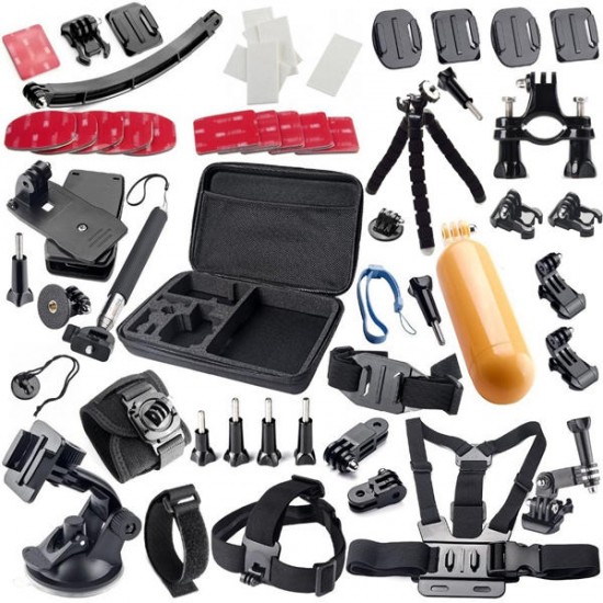 42 in 1 Floating Handle Grip Tripod Kit for Gopro Hero Sjcam Xiaoyi Action Sports Camera 42 in 1 Floating Handle Grip Tripod Kit for Gopro Hero Sjcam Xiaoyi Action Sports Camera