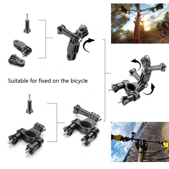 51 in 1 Floating Bobber Monopod Hand Head ChesT-strap Adapter Mounts Accessories Kit Sets for GoPro