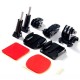 Helmet Accessories Set J Hook Buckle Mount Basic Adapter Screw with 3M Sticker for Gopro Hero 5 4 3 3Plus 2 1 Action Camera Helmet Accessories Set J Hook Buckle Mount Basic Adapter Screw with 3M Sticker for Gopro Hero 5 4 3 3Plus 2 1 Action Camera