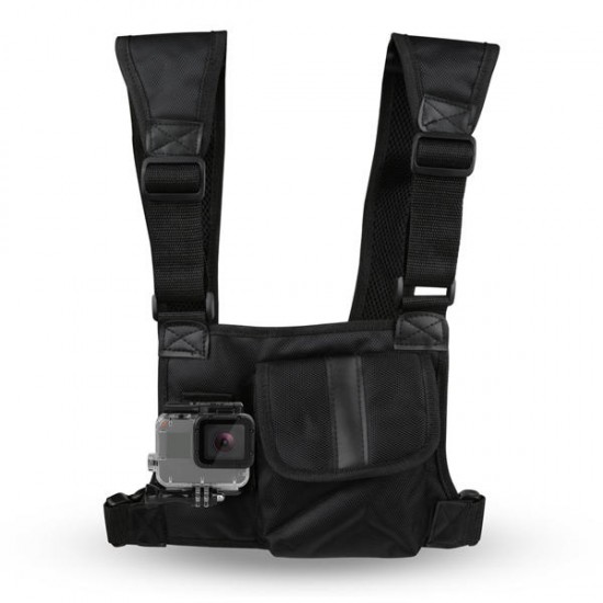 SHOOT Camera Harness Mount Chest Strap for Gopro EKEN SJCAM Yi 4K Backpack with Kits Bag SHOOT Camera Harness Mount Chest Strap for Gopro EKEN SJCAM Yi 4K Backpack with Kits Bag