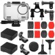 40M Waterproof Protective Case Shell Bicycle Mount Sticker Kit for DJI OSMO Action Sports Camera Cycling
