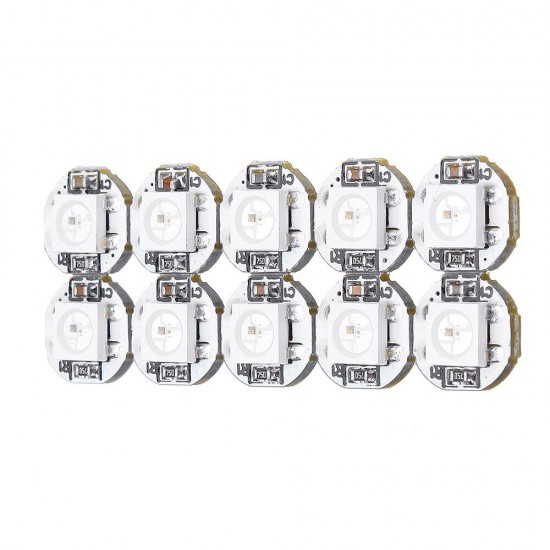 10Pcs DC 5V 3MM x 10MM WS2812B SMD LED Board Built-in IC-WS2812