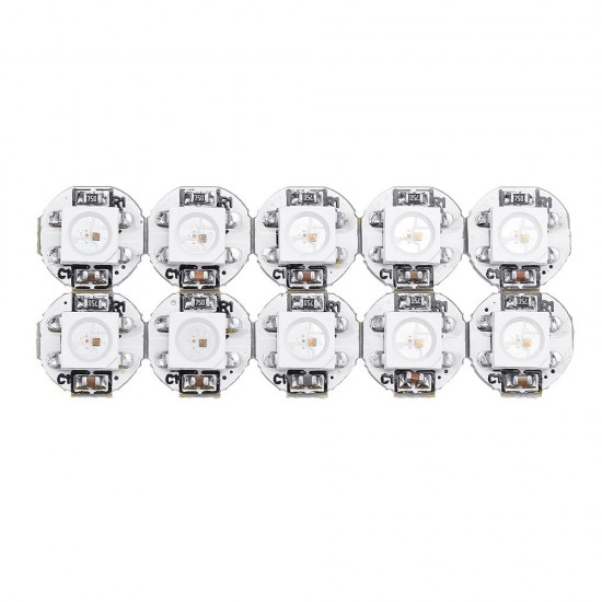 10Pcs DC 5V 3MM x 10MM WS2812B SMD LED Board Built-in IC-WS2812