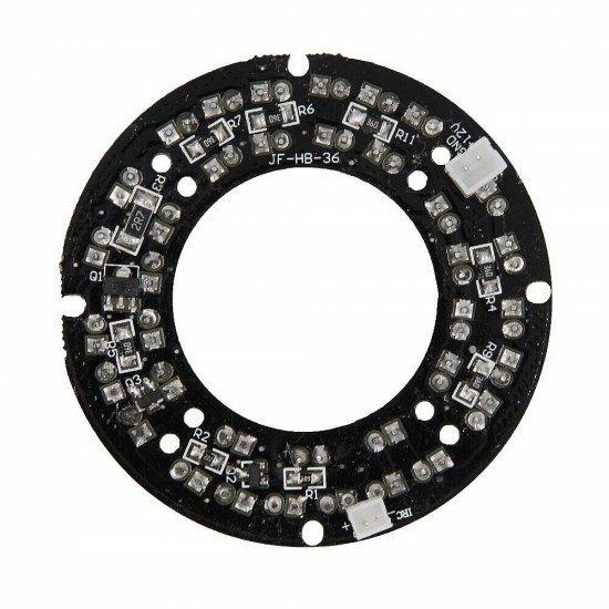 10pcs 36*IR LED Board for CCTV Camera Night Vision 60mm for CS LEN Infrared Light Board DC12V