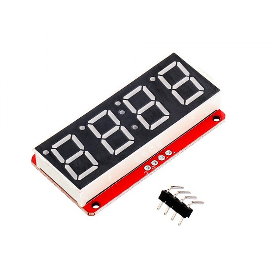 10pcs 4 Digit 7-Segment 0.56 inch LED Display Tube Decimal 7 Segments HT16K33 I2C Clock Double Dots Module