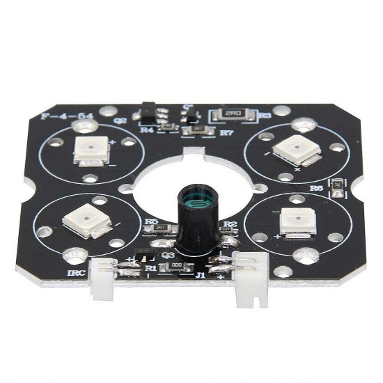 10pcs IR LED Board for CCTV Camera 4*IR LED Spot Infrared Light Board Night Vision 850nm DC12V