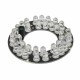 20pcs 36*IR LED Board for CCTV Camera Night Vision 60mm for CS LEN Infrared Light Board DC12V