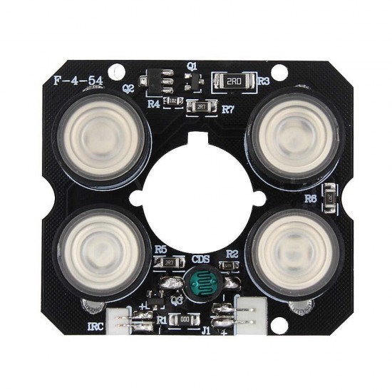 20pcs IR LED Board for CCTV Camera 4*IR LED Spot Infrared Light Board Night Vision 850nm DC12V