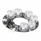 20pcs White 6*LED IR LED Infrared light Board for CCTV Camera Night Vision 53mm 850nM DC12V