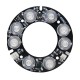30pcs 8*LED IR 10m-30m DC12V PCB Board 63x33mm Infrared Light Board Night Vision for CCTV IR Bullet Camera