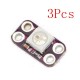 3Pcs 1 Bit WS2812 5050 RGB LED Driver Development Board