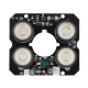 3pcs IR LED Board for CCTV Camera 4*IR LED Spot Infrared Light Board Night Vision 850nm DC12V