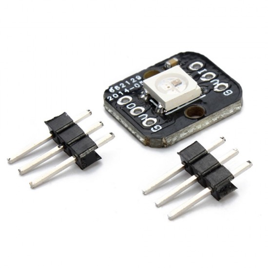 3pcs One Bit WS2812B Serial 5050 Full Color LED Module 3pcs One Bit WS2812B Serial 5050 Full Color LED Module