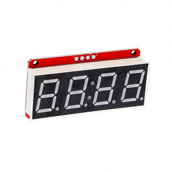 4 Digit 7-Segment 0.56 inch LED Display Tube Decimal 7 Segments HT16K33 I2C Clock Double Dots Module