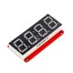 4 Digit 7-Segment 0.56 inch LED Display Tube Decimal 7 Segments HT16K33 I2C Clock Double Dots Module