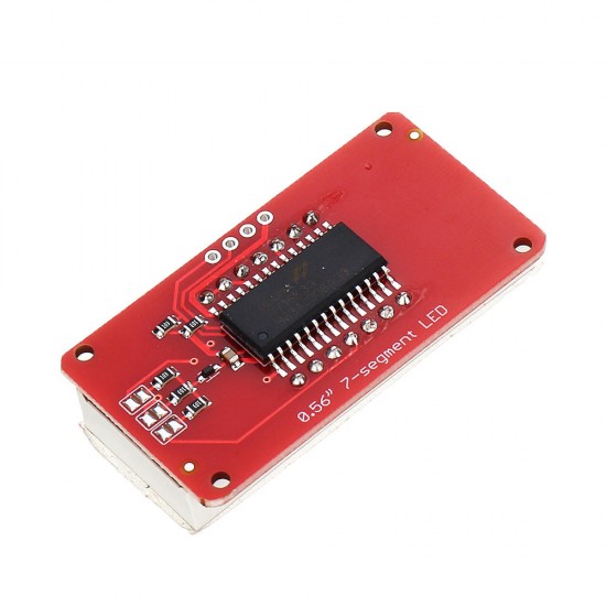 4 Digit 7-Segment 0.56 inch LED Display Tube Decimal 7 Segments HT16K33 I2C Clock Double Dots Module