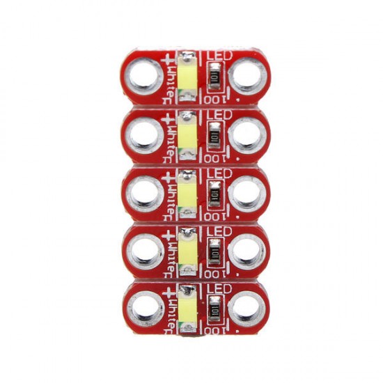 5Pcs 3V - 5V 40MA LED Module Pure White 5Pcs 3V - 5V 40MA LED Module Pure White