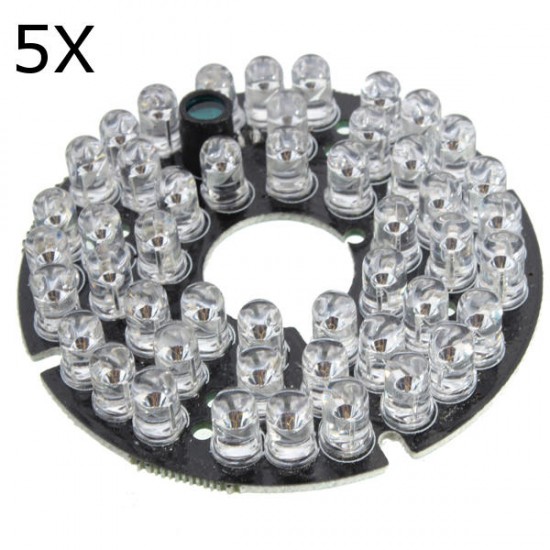 5Pcs 48 LED IR Infrared Illuminator Bulb Board For CCTV Security Camera