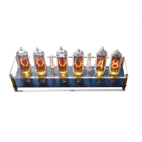 5V 1A In14 Nixie Tube LED Clock Glow Tube Clock Module Board Motherboard Digital Clock With Tubes Assembled