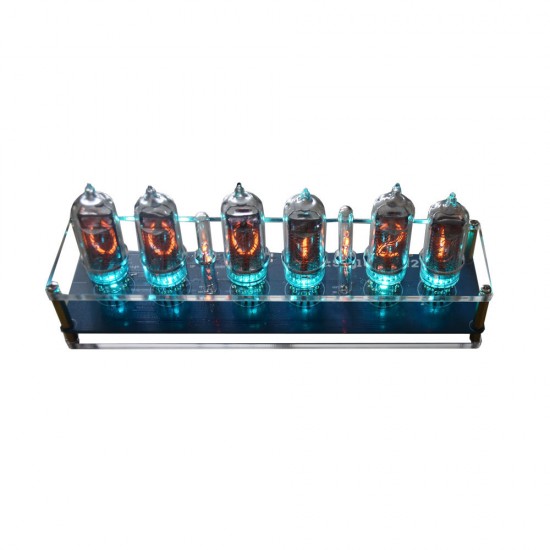 5V 1A In14 Nixie Tube LED Clock Glow Tube Clock Module Board Motherboard Digital Clock With Tubes Assembled