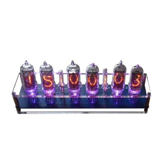 5V 1A In14 Nixie Tube LED Clock Glow Tube Clock Module Board Motherboard Digital Clock With Tubes Assembled