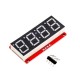 5pcs 4 Digit 7-Segment 0.56 inch LED Display Tube Decimal 7 Segments HT16K33 I2C Clock Double Dots Module for Arduino - products that work with official Arduino boards