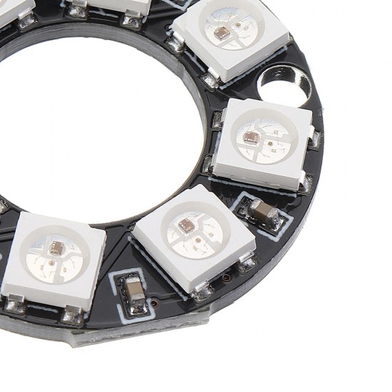 5pcs 8-bit WS2812 5050 RGB LED Intelligent Full Color RGB Light Ring Development Board 5pcs 8-bit WS2812 5050 RGB LED Intelligent Full Color RGB Light Ring Development Board