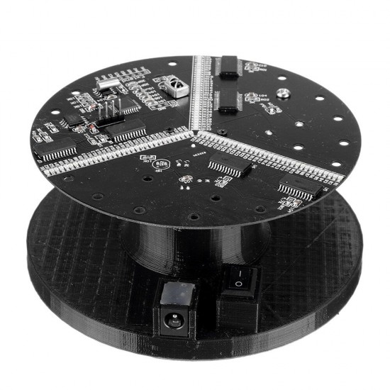 7 Color Rotating LED Board Assembled USB 5V Charging Programmable