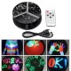 7 Color Rotating LED Board Assembled USB 5V Charging Programmable 7 Color Rotating LED Board Assembled USB 5V Charging Programmable
