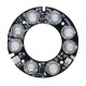 8*LED IR 10m-30m DC12V PCB Board 63x33mm Infrared Light Board Night Vision for CCTV IR Bullet Camera 8*LED IR 10m-30m DC12V PCB Board 63x33mm Infrared Light Board Night Vision for CCTV IR Bullet Camera