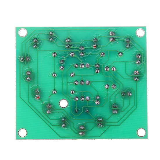 Assembled Electronic Heart-shaped LED Flash Light Module Board 3-4V 6.1x6.8cm