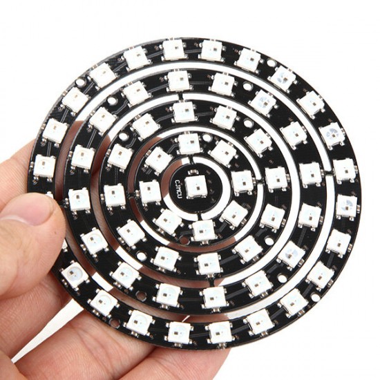 61 Bit WS2812 5050 RGB LED Driver Development Board 61 Bit WS2812 5050 RGB LED Driver Development Board