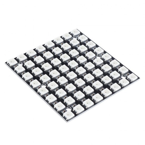 64 Bit WS2812 5050 RGB LED Driver Development Board 64 Bit WS2812 5050 RGB LED Driver Development Board
