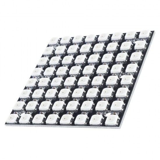 64 Bit WS2812 5050 RGB LED Driver Development Board 64 Bit WS2812 5050 RGB LED Driver Development Board