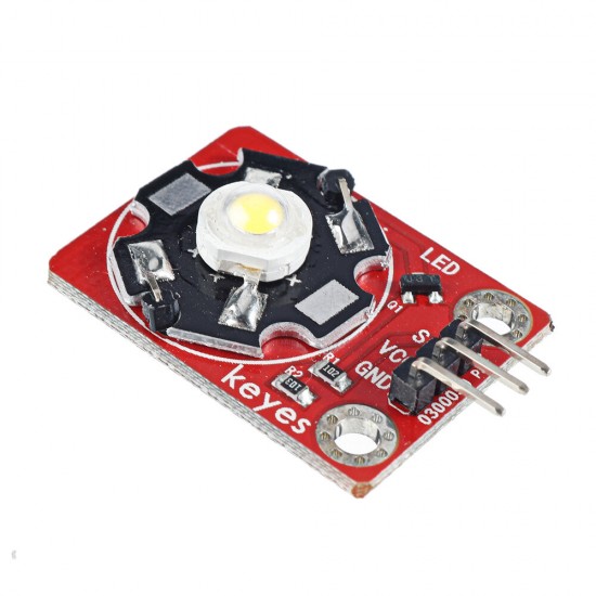 3W LED Module 200-220LM WWhite LED Support with UNO R3 3W LED Module 200-220LM WWhite LED Support with UNO R3