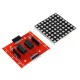 8*8 Dot Matrix Module with Pin Header I2C Communication 8*8 Dot Matrix Module with Pin Header I2C Communication