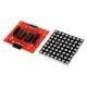 8*8 Dot Matrix Module with Pin Header I2C Communication 8*8 Dot Matrix Module with Pin Header I2C Communication