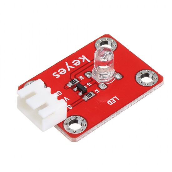 LED White Light Module (Pad hole) Anti-reverse Plug White Terminal Digital Signal