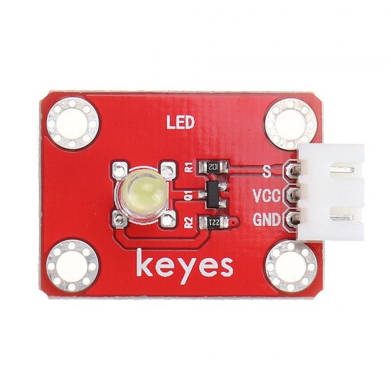 LED White Light Module (Pad hole) Anti-reverse Plug White Terminal Digital Signal