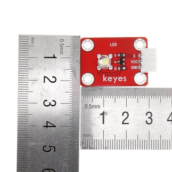 LED White Light Module (Pad hole) Anti-reverse Plug White Terminal Digital Signal