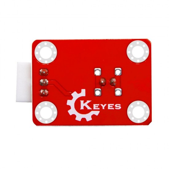 Red LED Module(Pad hole) Anti-reverse Plug White Terminal for Arduino