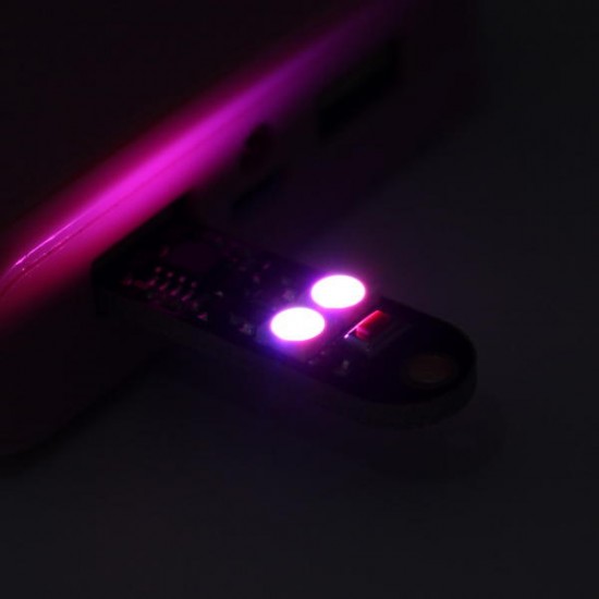 Mini Usb Colorful LED Night Light Board For Power Bank Computer Laptop