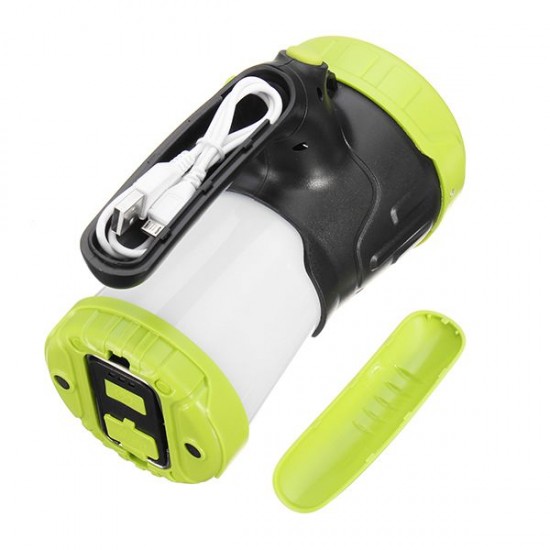 10W Rechargeable Rotating LED Camping Lantern 6000mAh Emergency Hiking Light with 4 Modes 10W Rechargeable Rotating LED Camping Lantern 6000mAh Emergency Hiking Light with 4 Modes