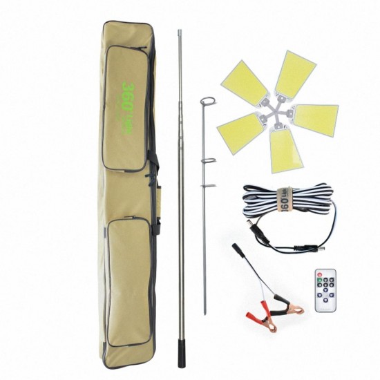 1250W COB Outdoor Lantern Rod Fishing Camping Light Remote Control DC12V Portable Emergency Lamp for Road Trip 1250W COB Outdoor Lantern Rod Fishing Camping Light Remote Control DC12V Portable Emergency Lamp for Road Trip