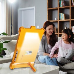 150LED Solar Flood Light Portable Rechargeable Outdoor Garden Work Spot Lamp IP65