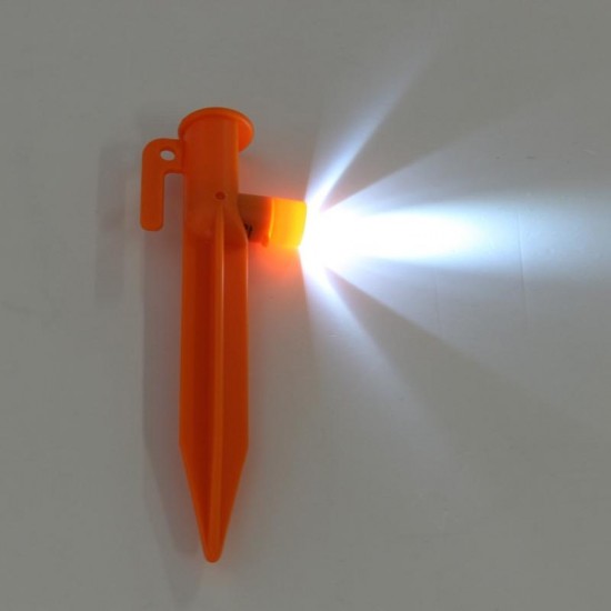 15cm Practical Outdoor Tent Pegs LED Camping Lights Trip Survival Accessory 15cm Practical Outdoor Tent Pegs LED Camping Lights Trip Survival Accessory
