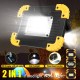 2 in 1 LED Flashlight Work Light USB COB Rechargeable Camping Lamp Searchlight